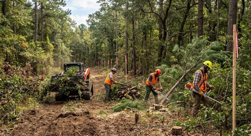 Construction Site Land Clearing in Cumming, GA