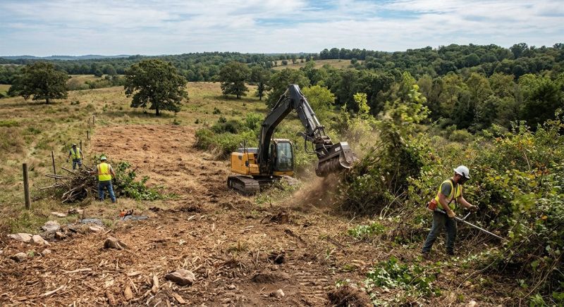 Hill Clearing in Katy, TX